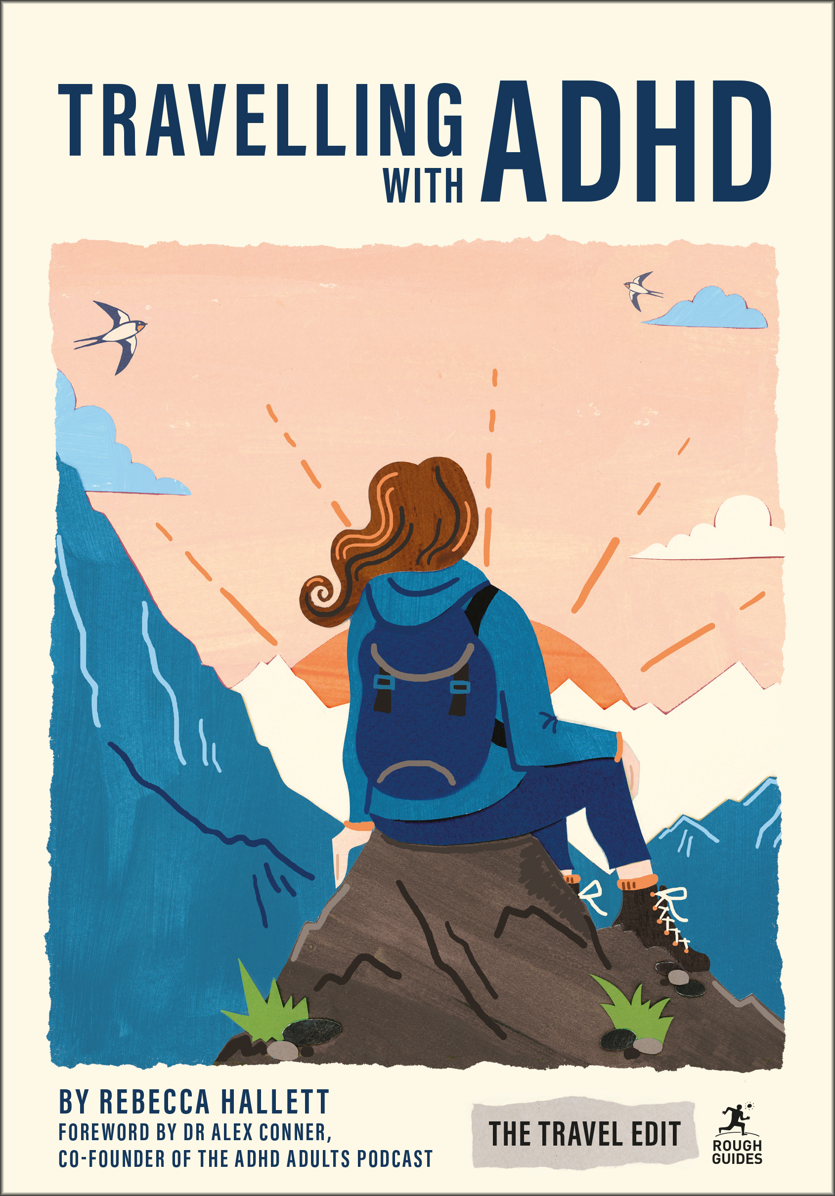 Image of the cover of Travelling with ADHD from Rough Guides' Travel Edit series
